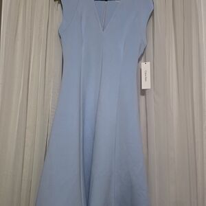 Calvin Klein Light Blue Midi Dress